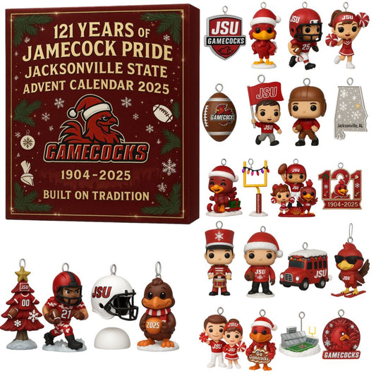 Jacksonville State Gamecocks 121st Anniversary Advent Calendar