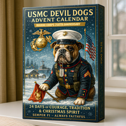 USMC Devil Dogs 250th Anniversary Advent Calendar 2025