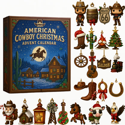 American Cowboy Christmas Advent Calendar 2025