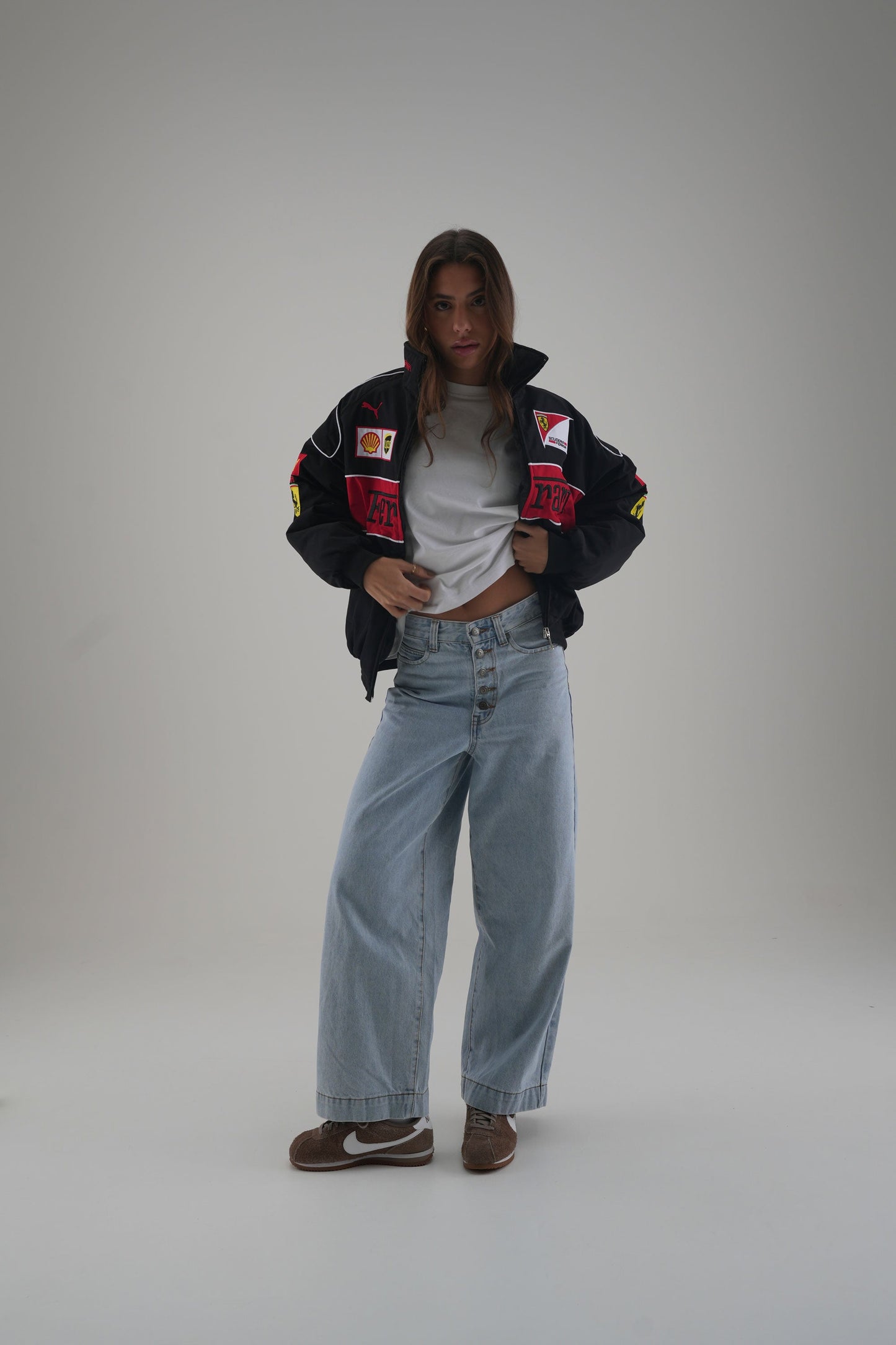 Ferrari F1 Vintage Racing Jacket - Black Edition