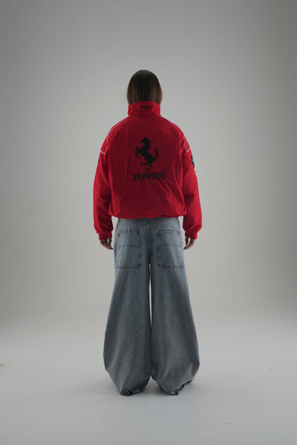 Ferrari F1 Vintage Racing Jacket - Red Edition