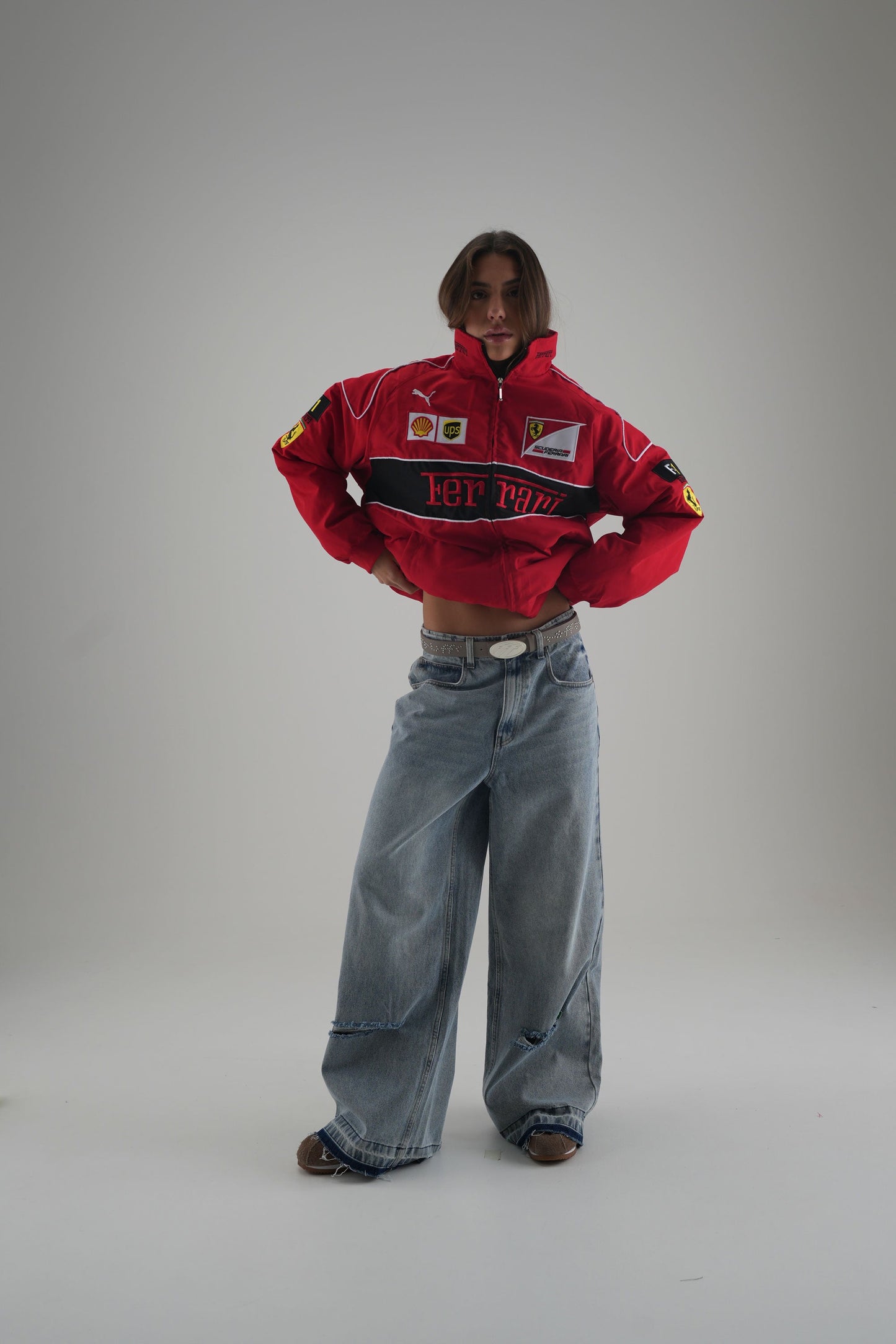 Ferrari F1 Vintage Racing Jacket - Red Edition