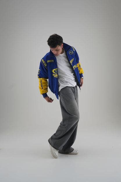 Subaru Rally Vintage Racing Jacket - Blue Edition 