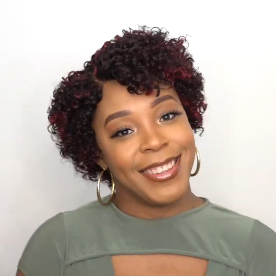2025 New Fashion Natural Curly Pixie Cut Wig 