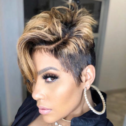 2025 New Fashion Summer Natural Pixie Cut Wig 