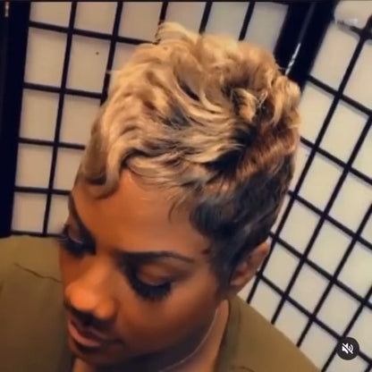 2025 New Fashion Summer Natural Pixie Cut Wig 