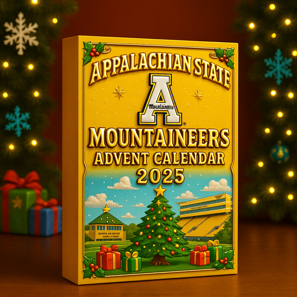 Appalachian State Mountaineers football team 2025 advent calendar