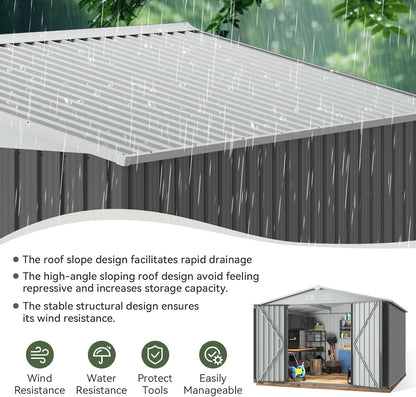 Metal Storage Shed House with Air Vent