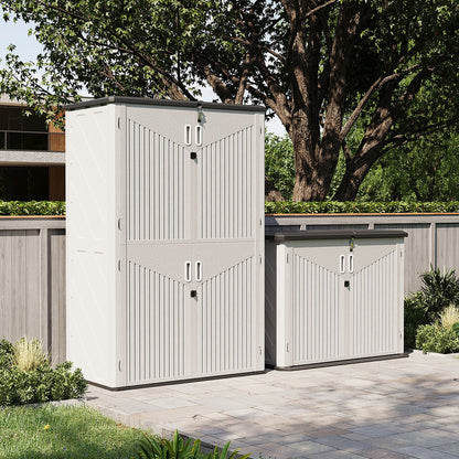 Resin Utility Storage Cabinet with Floor