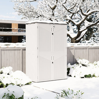 Resin Utility Storage Cabinet with Floor
